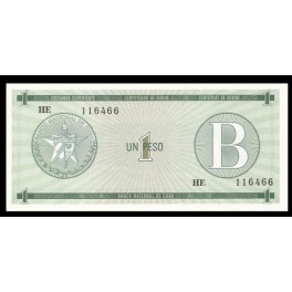 Cuba Pick. FX06 1 Peso 1985 SC