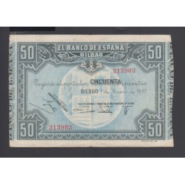 Edifil. NE 27 Matriz 1000 pesetas 01-01-1937 SC-