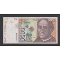 Espagne Pick.165a 5000 Pesetas 12-10-1992 TB