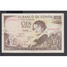 Edifil. D 71a 100 Pesetas 19-11-1965 MBC