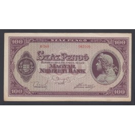 Hungria Pick. 111 100 Pengo 1945 SC