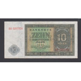 Germany Dem. Pick. 12 10 D. Mark 1948 AU