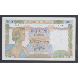 France Pick. 95 500 Francs 1940-45 VF