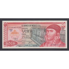 Mexique Pick. 64 20 Pesos 1972-77 NEUF