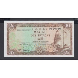 Macao Pick. 59 10 Patacas 1981-84 NEUF
