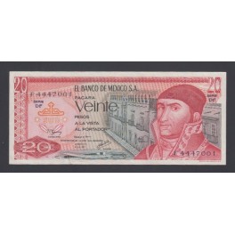 Mejico Pick. 64d 20 Pesos 1977 EBC