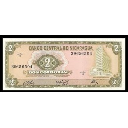 Nicaragua Pick. 121 2 Cordobas 27-04-1972 SC