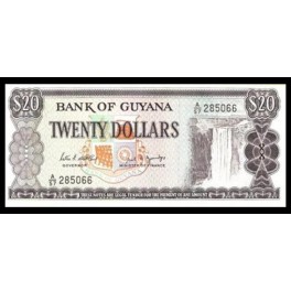 Guyana Pick. 30 20 Dollars 1996 SC