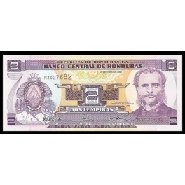 Honduras Pick. 80A 2 Lempiras 1998-04 SC