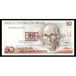 Brasil Pick. 223 50 Cruzeiros 1990 SC