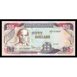Jamaica Pick. 79 50 Dollars 2000-04 SC