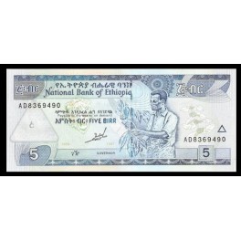 Etiopia Pick. 47 5 Birr 1997-06 SC