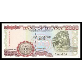 Ghana Pick. 30 2000 Cedis 1994-96 SC