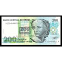 Brazil Pick. 225 200 Cruzeiros 1990 AU