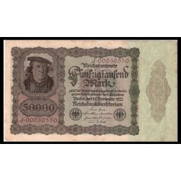 Alemania Pick. 80 50000 Mark 19-11-1922 MBC