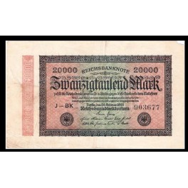 Alemania Pick. 85 20000 Mark 1923 MBC