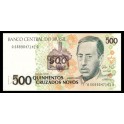 Brazil Pick. 226 500 Cruzeiros 1990 AU