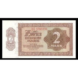 Alemania Dem. Pick. 10 2 Deutsche Mark 1948 SC
