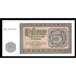 Alemania Dem. Pick. 17 5 Deutsche Mark 1955 SC