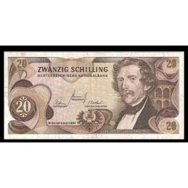 Austria Pick. 142 20 Schillings 02-07-1967 MBC