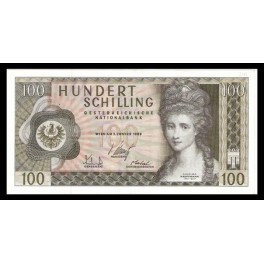 Austria Pick. 146 100 Schillings 1981 EBC