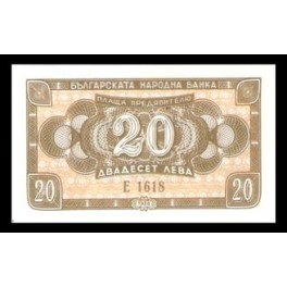 Bulgaria Pick. 79 20 Leva 1950 SC