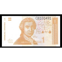 Croacia Pick. 16 1 Dinar 08-10-1991 SC
