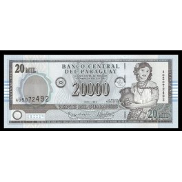 Paraguay Pick. 225 20000 Guaranies 2005 SC