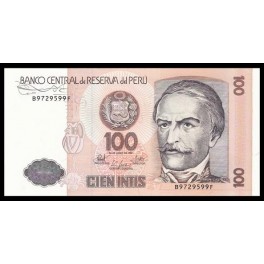 Peru Pick. 133 100 Intis 26-06-1987 SC