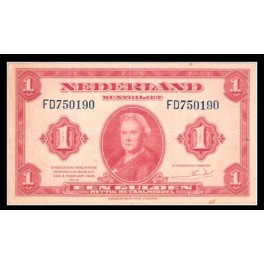 Holanda Pick. 64 1 Gulden 1943 MBC