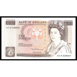 Inglaterra Pick. 379 10 Pounds 1978-92 SC-