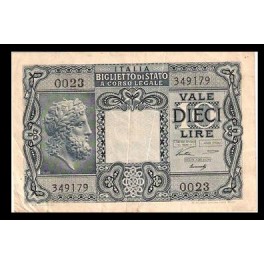 Italia Pick. 32 10 Lire 1944 MBC