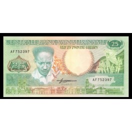 Surinam Pick. 132 25 Gulden 1986-88 SC