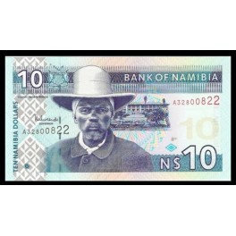 Namibia Pick. 4 10 Dollars 2001 SC