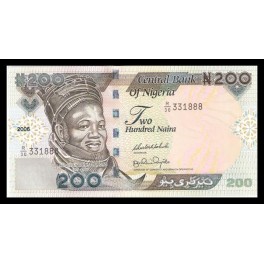 Nigeria Pick. 29 200 Naira 2000-07 SC