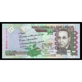 Santo Tome y Principe Pick. Nuevo 100000 Dobras 2005 SC