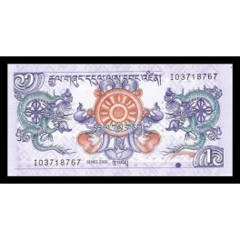 Butan Pick. 27 1 Ngultrum 2006 SC