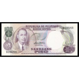 Filipinas Pick. 147 100 Piso 1969 SC