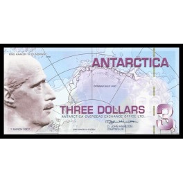 Antartida Pick. 0 3 Dollars 01-03-2007 SC