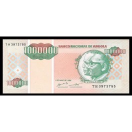 Angola Pick. 141 1 M. Kwanzas 1995 SC