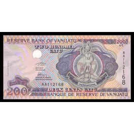 Vanuatu Pick. 8 200 Vatu 1995 SC