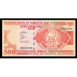 Vanuatu Pick. Nuevo 500 Vatu SC
