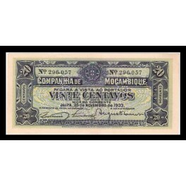 Mozambique Pick. R 29 20 Centavos 1933 SC