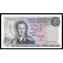 Luxemburgo Pick. 54 20 Francs 1966 SC