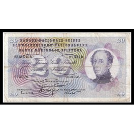 Suiza Pick. 46 20 Franken 1954-76 MBC