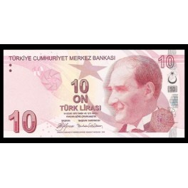 Turquia Pick. Nuevo 10 Lira 2009 SC