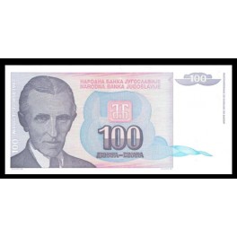 Yugoslavia Pick. 139 100 Dinara 1994 SC