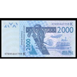 Senegal Pick. 716K 2000 Francs 2003-07 SC