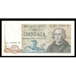 Italia Pick. 102 5000 Lire 1971-77 MBC