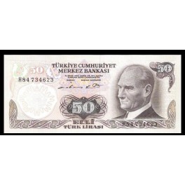 Turquia Pick. 188 50 Lira 1976 SC
